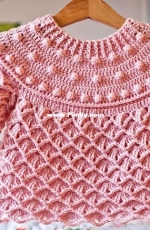Mon Petit Violon - Vita Apala - Pink Sorbet Sweater
