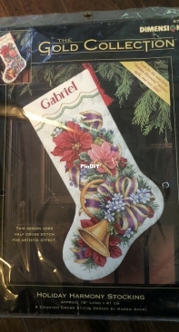 Dimensions Gold Cross Stitch Must Be St Nick Christmas Stocking Kit 8567