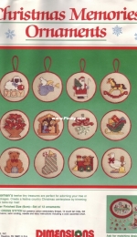 Dimensions 8374 - Christmas Memory Ornaments