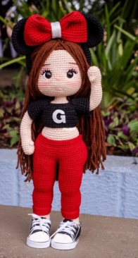 Meu Atelie Croche - Priscila de Oliveira - Doll Gaby - Boneca Gaby - Portuguese