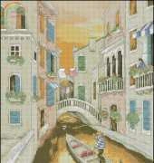 Venetian Scene by Maria Diaz Cross Stitch Gold 37 XSD