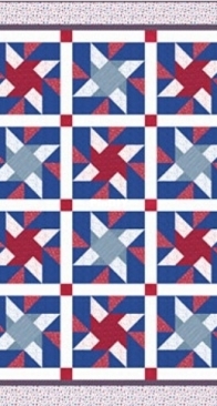 Connecting Threads -  Americana Pinwheel -  Free