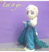 Like Crochet - Frozen Ice Gown Elsa Snow queen