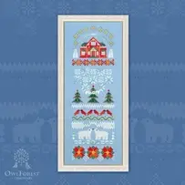 OwlForest Embroidery 0198-DSP-E - 0198-ДСП-Э The Little House in the North Pole PCS