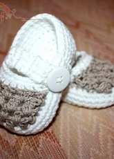 Mon Petit Violon - Vita Apala - Two Colour Baby Slippers