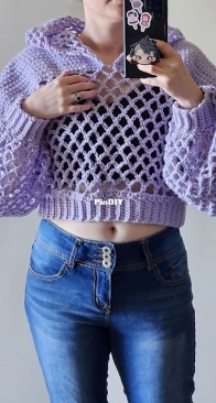 Nerdy Knotting - The Cropped Mesh Sweater