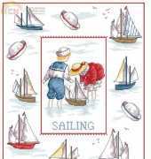 DMC All Our Yesterdays K4583 Sailing PCS