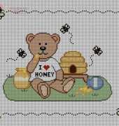 Artecy Cross Stitch Bees Border 2