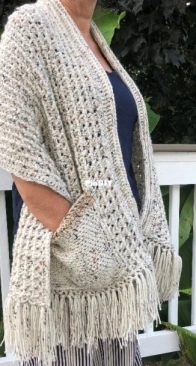 Witherun Style - Roni Lubinsky - Thermal Pocket Shawl