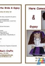 Here Comes the Bride & Gypsy by Brenda Greenwalt of Lillie Maes Crafts-Free