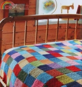 School Colours Scarf and Blanket from The Gentle Art of Knitting