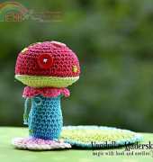 Magic with Hook and Needles - Vendula Maderska - Mushroom Coaster