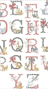 Les Brodeuses Parisiennes LBP - Le grand Alphabet Chat PCS