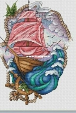 Malvinka Stitch - Ship by Elena Israfilova