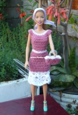 Maguinda Bolsón - Eugenia dress and bag set for dolls