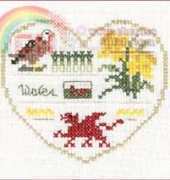 The Victoria Sampler IH-07 - International Hearts-Wales