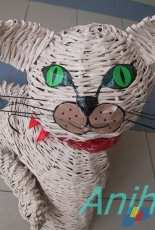 Cat - paper wicker