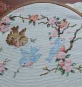 SC A Little Birdie Told Me Birth Sampler