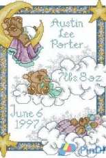StitchWorld X-Stitch 03-197 - Sleepy Bears by Michele Johnson