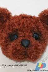 Наталья Кабачек Natalya Kabachek - Брошка Медведик Brooch Bear - Russian - free