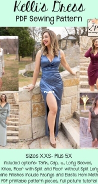 Patterns for Pirates - Kellis Dress -  Sizes XXS-Plus5X