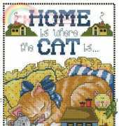 Design Works 9817 Home is Where The Cat Is by Joan Elliott
