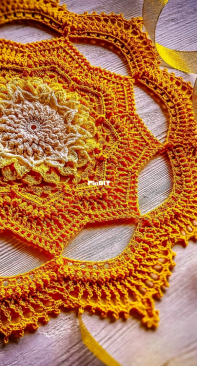 handlife_tk - Tatyana Kolesnikova - Татьяна Колесникова - Silk Road Doily - Салфетка Шелковый путь - Russian