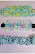 Crochet Ribbon Lace Ear Saver