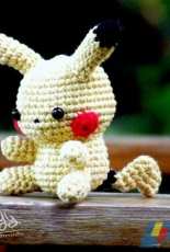 Pikachu pokemon amigurumi