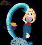 Crochet Memories - Cylinda Mathews- 0753- Miss Ariella Mermaid Doily