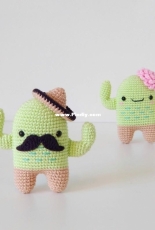 Maria Handmade Design - Maryangela Alves - Miss Cactinea and Mr Cacton
