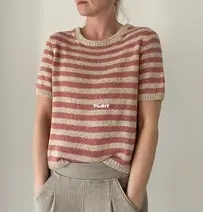 Seaside Tee by Cheryl Mokhtari - Danish, German, Italian, Norwegian, Swedish