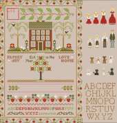 Little House Needleworks LHN 085 The Family Sampler XSD