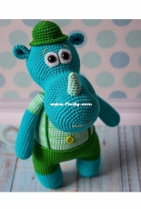 Crochet Friends Lab - Tatiana Kostochenkova - Rhinoceros Stiven