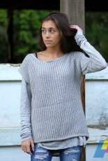 Yarn on the House-Mimic Sweater by Veronika Jobe-Free