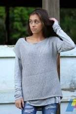 Yarn on the House-Mimic Sweater by Veronika Jobe-Free