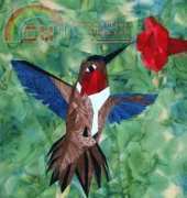 Wee hummingbird-Paper piecing