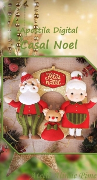 Atelie Alinne Pimentel - Noel Couple - Casal Noel - Portuguese