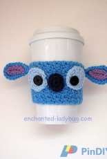 The Enchanted Ladybug- Stitch Coffee Cup Cozy- Free