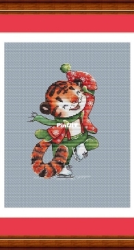 Magic stitch - Tiger Yakob by Nadiia Nagorna/Nadezhda Nagornaya