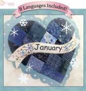 Shabby Fabrics-Celebrate the Year 2013-Block 1-January