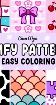 Comfy Patterns - Bold-Easy Coloring Book - Coco Wyo