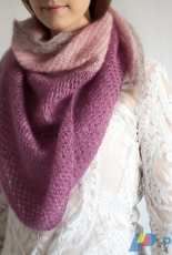 Knit Bug-Sansonnet Shawl by Valérie Miller-Free