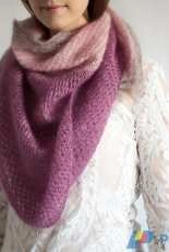 Knit Bug-Sansonnet Shawl by Valérie Miller-Free