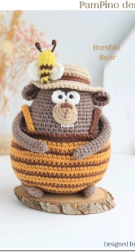 Pam Pino Design / Pam Gnomes - Nazeli Mkrtchyan-Tadevosyan - Bumble Bear