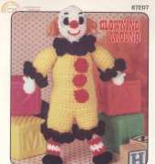 Annies Attic Clowning Around Crochet Pattern - Leaflet 87E07- Tiny Tom