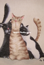 Design Works "Kitty Trio" by Bo