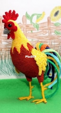 Kitten1601 - Galina Pisarenko - Rooster realistic - Russian