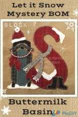 Let it Snow-Free Mystery BOM Block 7 by Buttermilk Bassin-2016