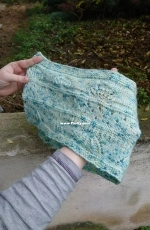 Cloudy with a chance of rain Cowl by Silvia Heke mai-Free